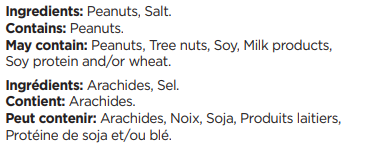 SALTED ROASTED PEANUTS