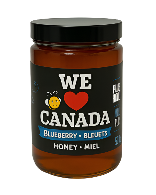 BLUEBERRY LIQUID HONEY 500G JARS