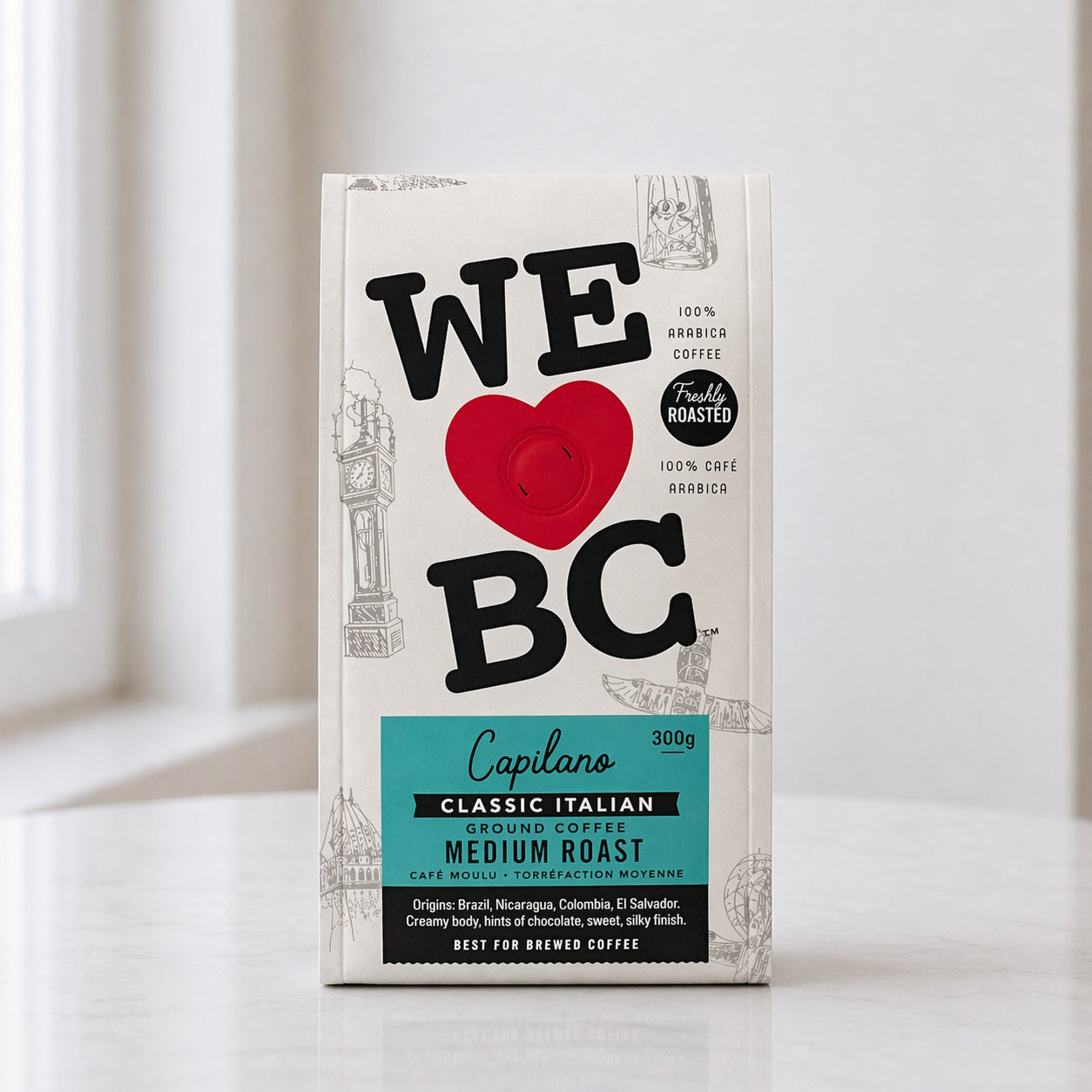 CAPILANO MEDIUM ROAST GROUND COFFEE