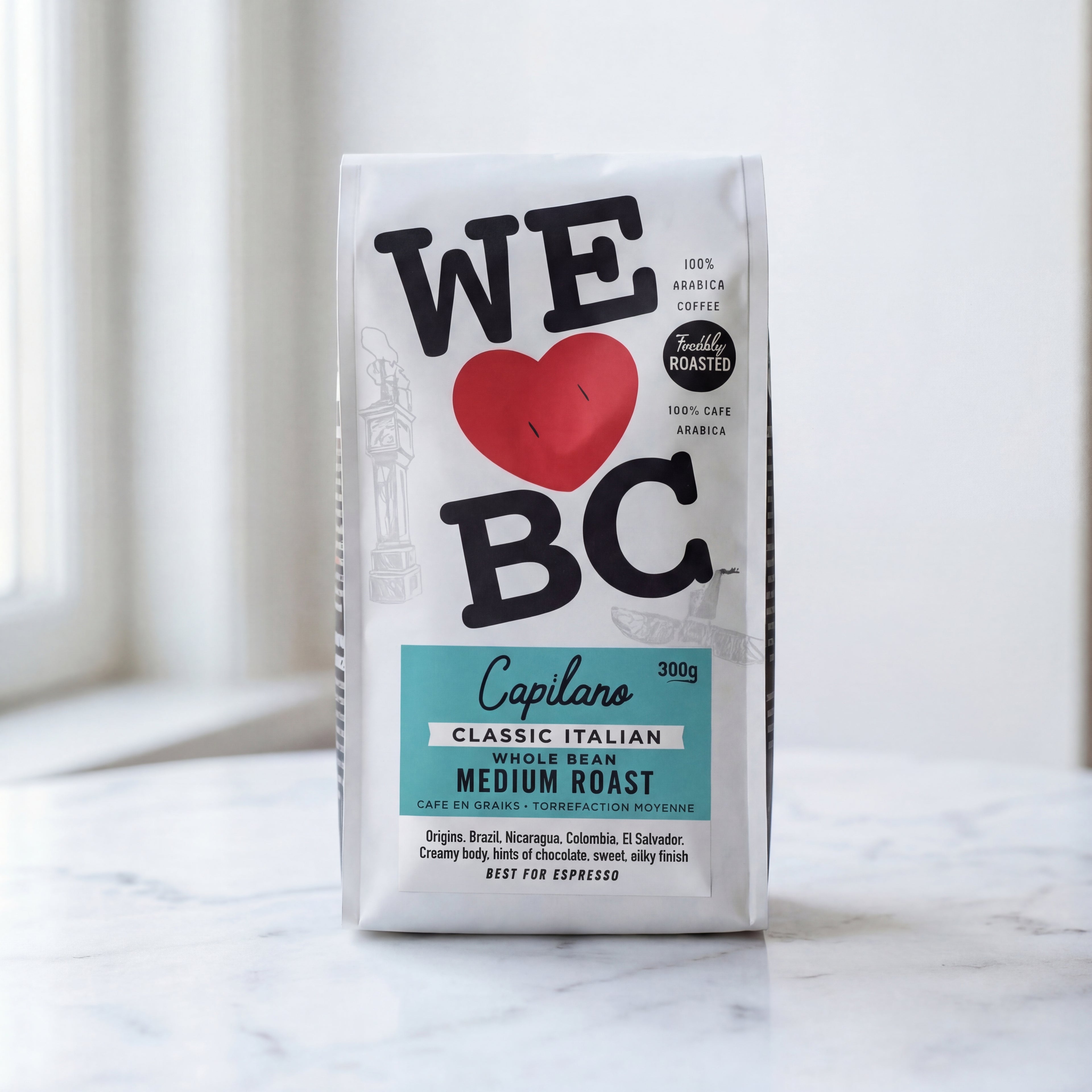 CAPILANO MEDIUM ROAST WHOLE BEAN COFFEE
