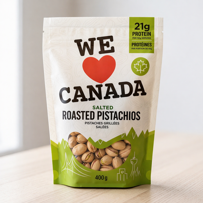 SALTED ROASTED PISTACHIOS