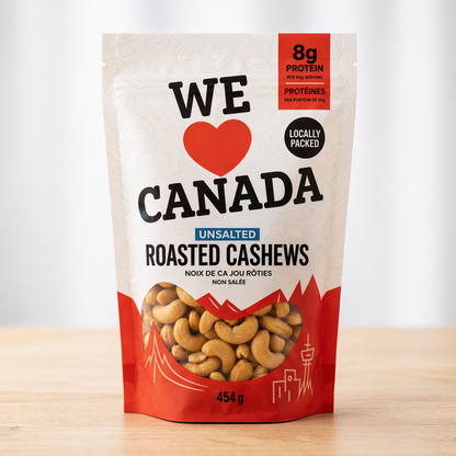 UNSALTED ROASTED CASHEWS