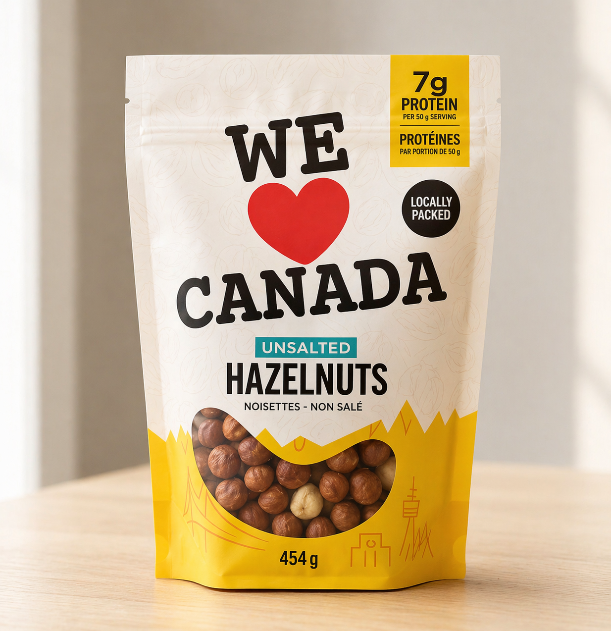 NATURAL WHOLE HAZELNUTS