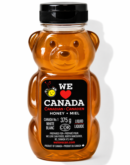 PURE LIQUID HONEY – 375G BEAR BOTTLE