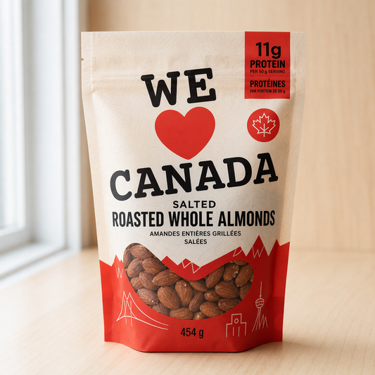 SALTED ROASTED ALMONDS
