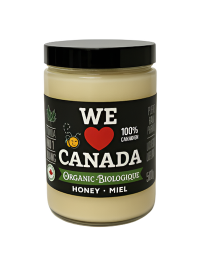 ORGANIC CREAMED HONEY – 500G JAR