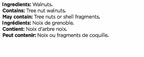 RAW WALNUTS – NO SALT