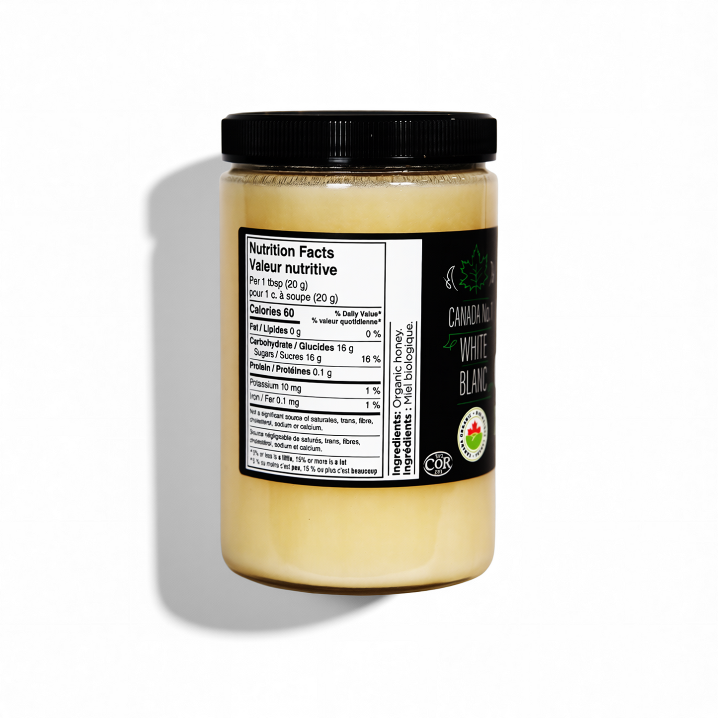 ORGANIC CREAMED HONEY – 500G JAR
