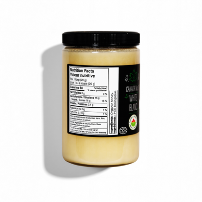 ORGANIC CREAMED HONEY – 500G JAR
